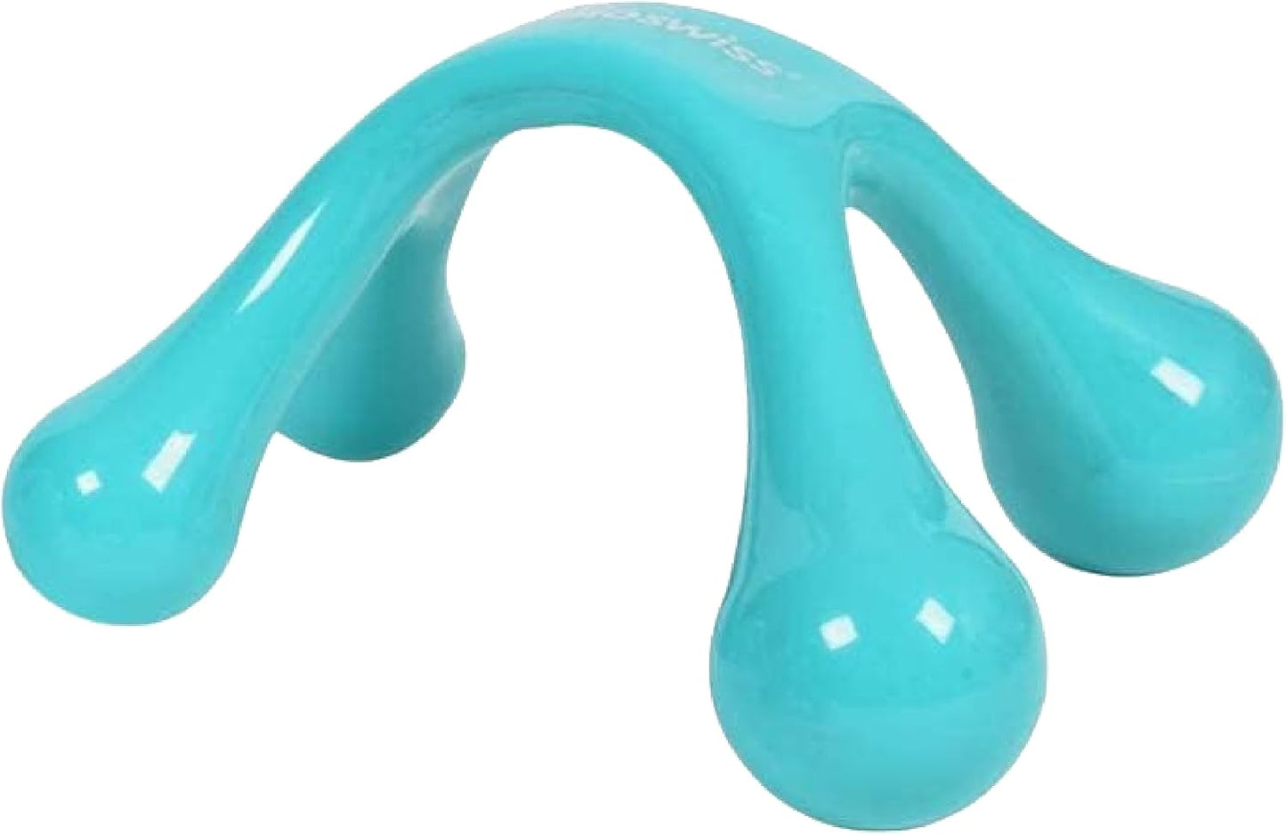 BioSwiss Claw Massage Roller, Handheld Muscle Massager with 5 Rotating Heads for Back, Legs, and Shoulder