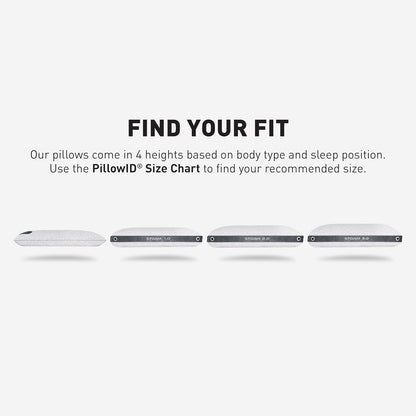 Bedgear Storm Performance Pillow, 1.0 Cooling Pillow for Side Sleepers, Medium Firm Support, Ver-Tex Cooling Cover, Air-X Mesh, Washable