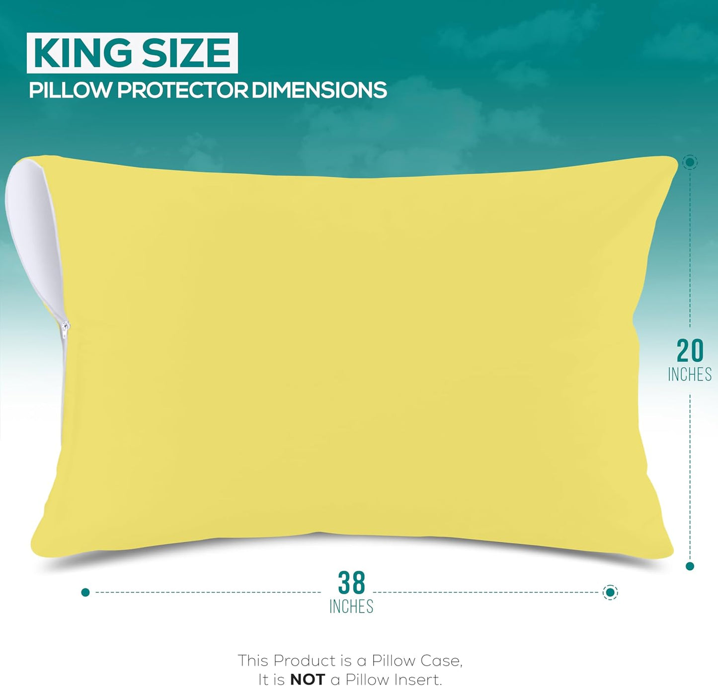 Utopia Bedding Premium 100% Waterproof Pillow Protectors with Zipper Standard Size (Set of 4), Bed Bug and Dust Mite Proof Zippered Pillow Covers, Pillow Encasement Cases, Gray