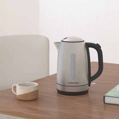 Hamilton Beach 1.7 Liter Electric Tea Kettle, Water Boiler & Heater