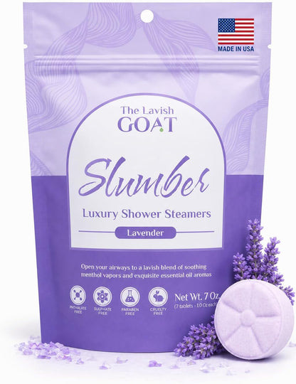 TLG Soothe Shower Steamers Aromatherapy 7 Pack – USA Made with Extra Menthol, Peppermint & Eucalyptus – Shower Bomb for Relaxation, Stress & Sinus Relief – Gift for Men & Women
