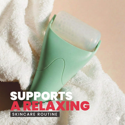 ROSELYNBOUTIQUE Gua Sha Facial Tools & Ice Roller for Face (Green) | Wrinkles Fine Lines Puffiness Massager Facial Self Care Gifts for Men Women