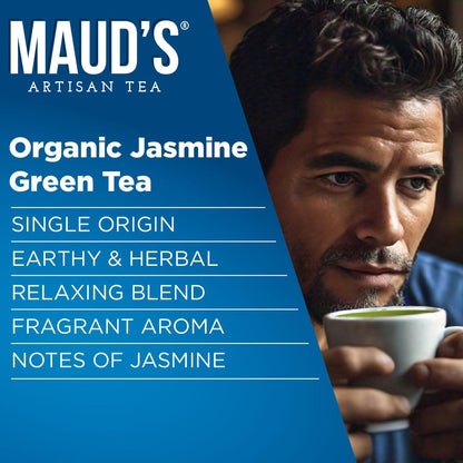 Maud's Organic Jasmine Green Tea Pods, 24ct