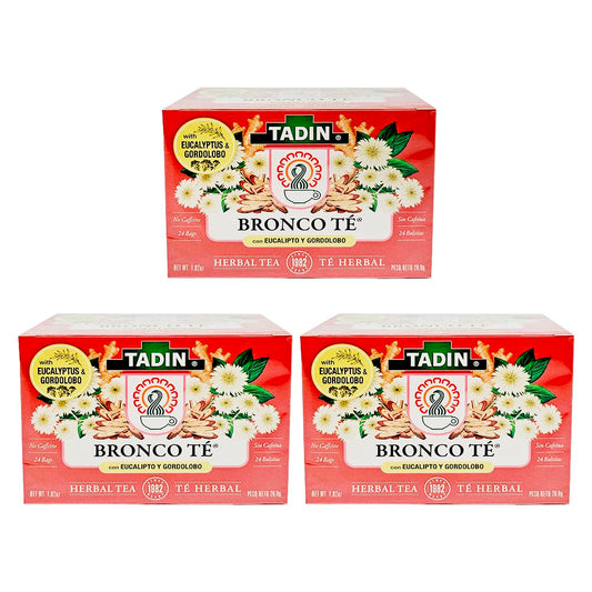 Tadin Herb & Tea Co. Hibiscus Herbal Tea. Caffeine Free. 24 Tea Bags. 1.44 oz. Pack of 3