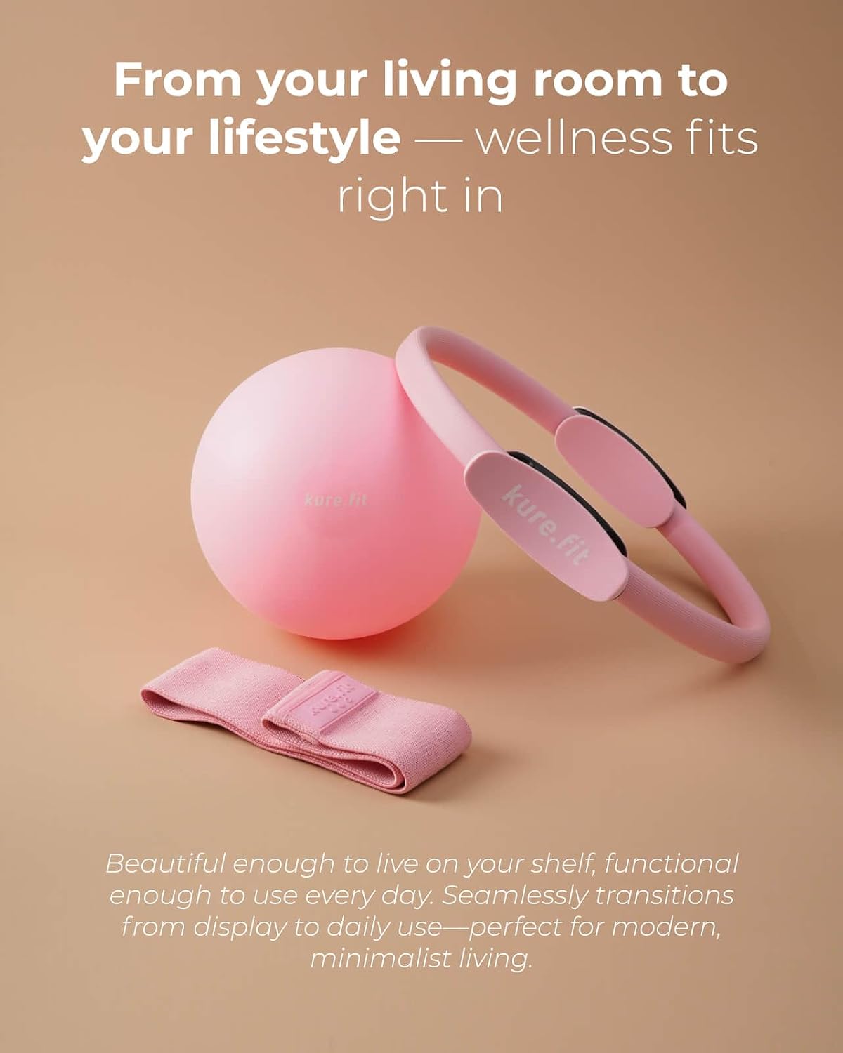 Pilates Kit | Pilates Equipment Set for Home Workouts | Accessories & Guide