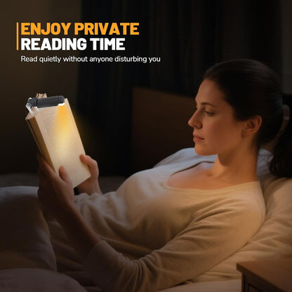 Book Reading Light Rechargeable Clip on Book Lamp with 3 Color Temperatures