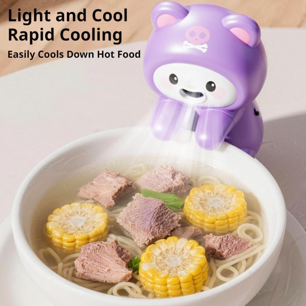 Cooling Clip-On Mini Fan for Cup & Bowl,Dinosaur Animal Fans Coffee Chiller