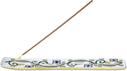 Bless-International Traditional-Handmade-Burner Wooden-Incense-Stick-Holder Ash-Catcher-Stand for-Aromatherapy-Meditation-Yoga (Incense Holder 10 inch(2 pcs))