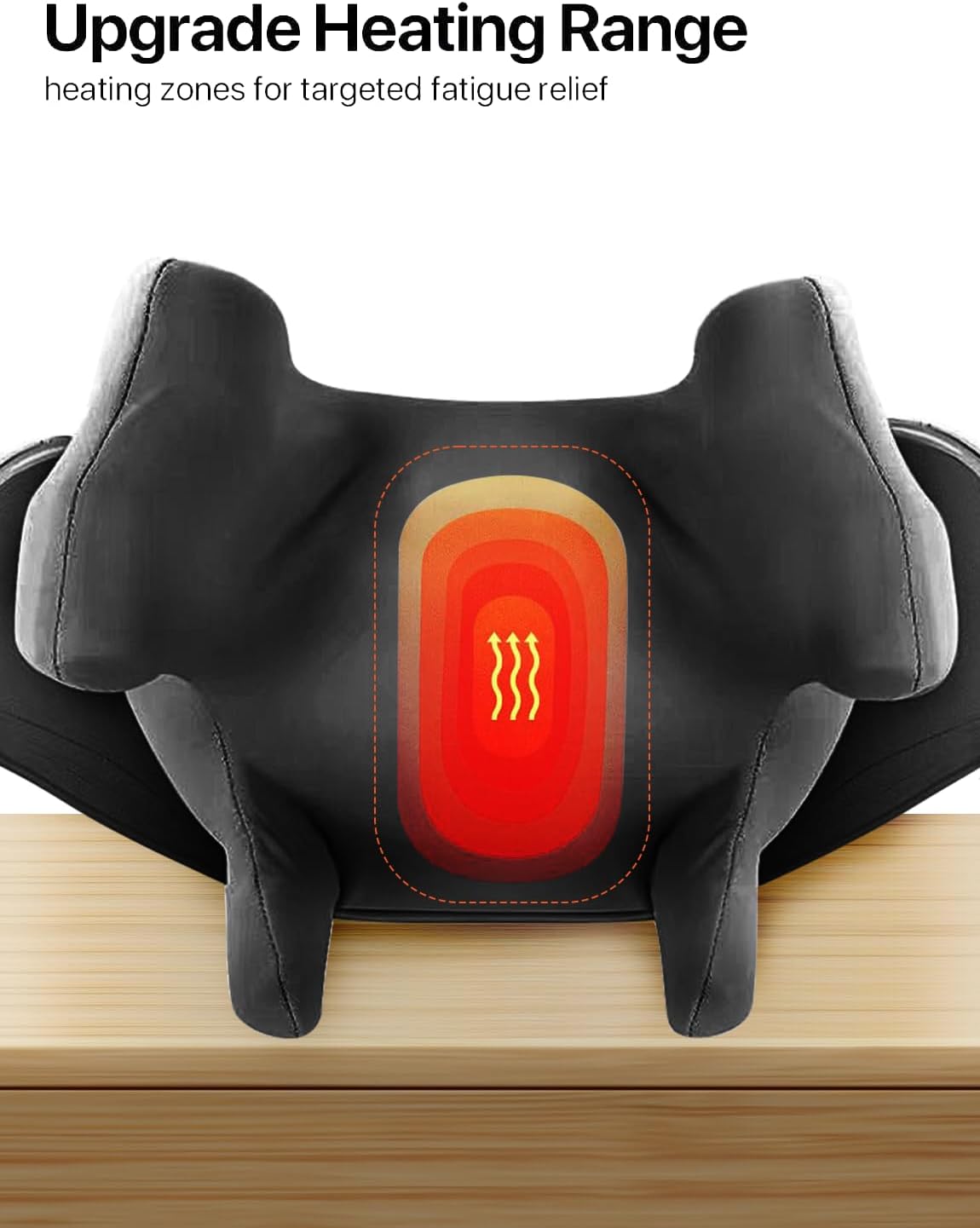 MASGRE Shiatsu Neck and Shoulder Massager with Heat for Pain Relief