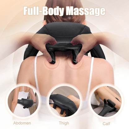 MASGRE Shiatsu Neck and Shoulder Massager with Heat for Pain Relief