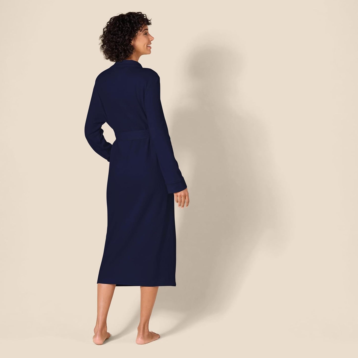 Amazon Essentials Women's Lightweight Waffle Full-Length Bath Robe (Available in Plus Size)