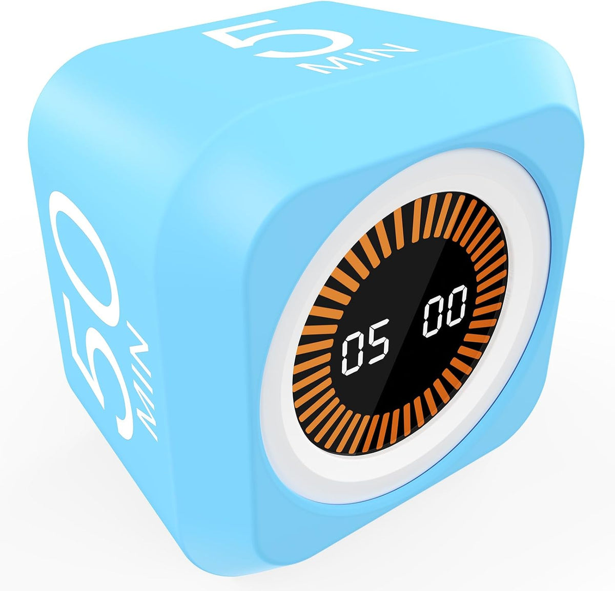 Rotating Cube Visual Countdown Timer 5, 25, 10 50 Minutes Preset