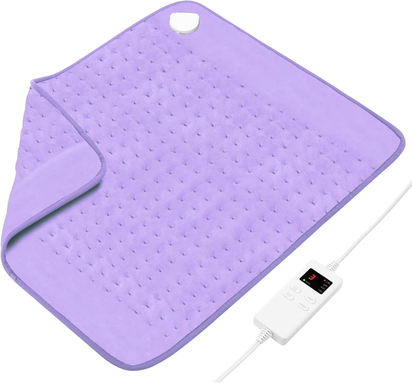 NBKLS Heating Pads for Back Neck Shoulder Pain, Electric Heating Pad Auto Shut Off, Fast Heat, Large Heating Pad Christmas Gift for Women Men, Birthday Gifts for Mom Dad (Blue)