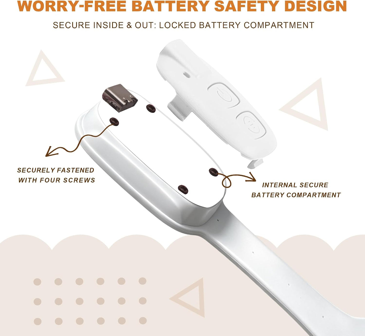 Rechargeable Kids Book Light, Cute Bookmark Reading Light for Kids, Dimmable Portable LED Book Light for Reading in Bed, Eye-Caring Bedtime Reading Lamp for Children & Travel, Black