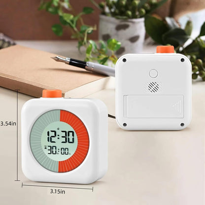 EooCoo Cute School Supplies Visual Timer for Kids, ADHD & Autism, Digital Countdown with Clear Petal-Style Visual Time Progress, Easy-to-Use Time Management Tool for Calm Transitions, Classroom & Home