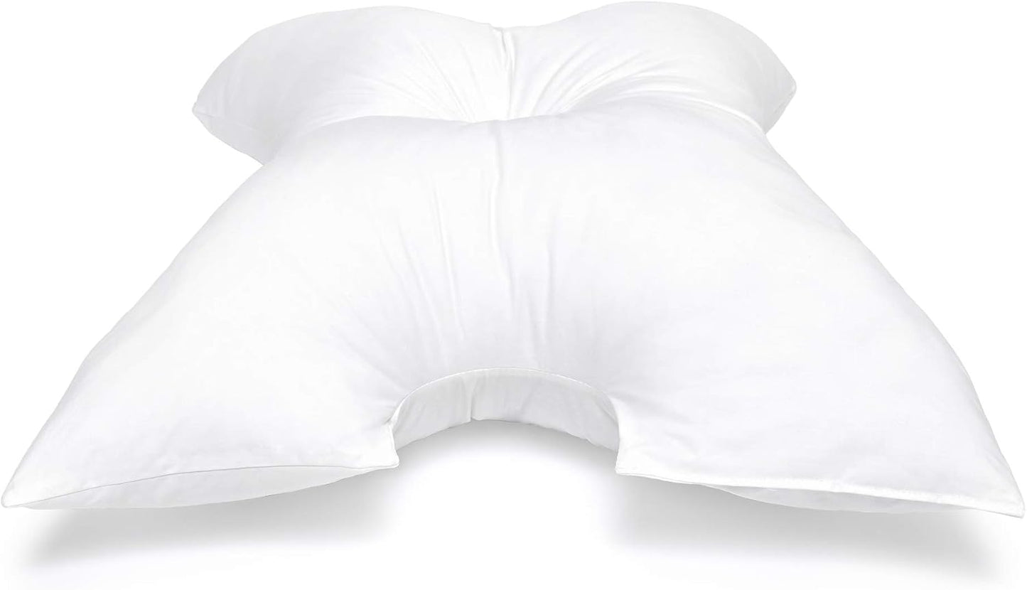 CPAP Pillow by Pillows with a Purpose - Standard Size - Unqiue Design with Contoured Cut-Outs - Hypoallergenic with Cover Included