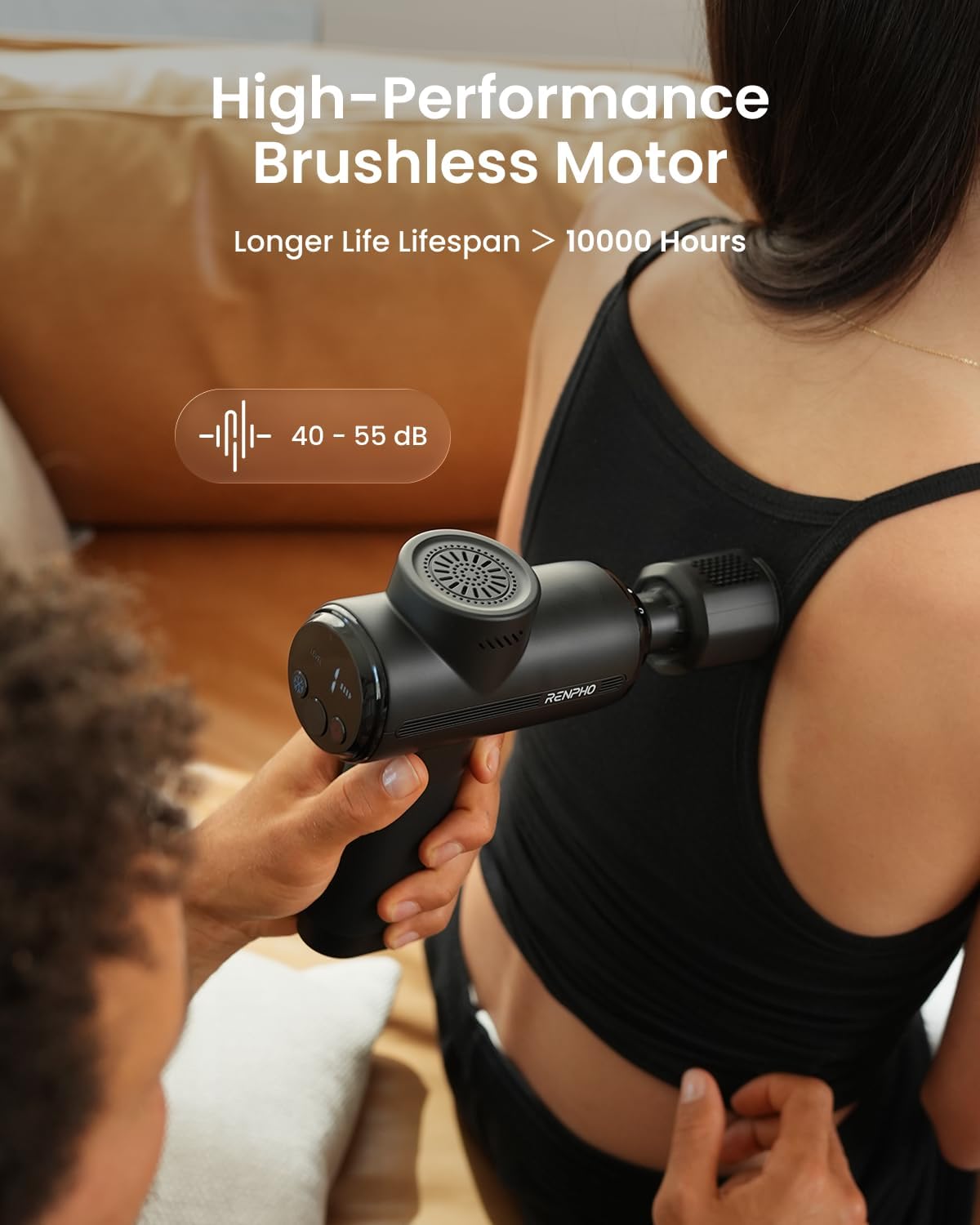 RENPHO Active Thermacool 2 Massage Gun with Heat and Cold, [2026 Upgraded] Handheld Percussion Deep Tissue Neck Back Muscle Massager, FSA Approved Gifts for Men Him Athletes Women Her HSA