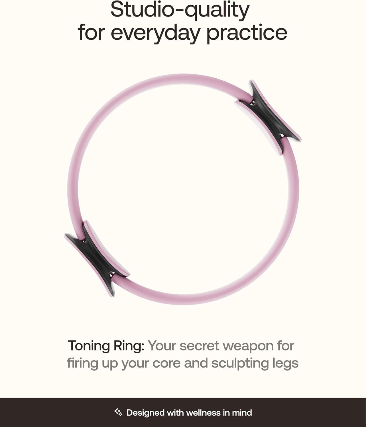 BetterMe Toning Pilates Ring – Magic Circle Pilates Ring for Strength & Flexibility – 15 Inch Fitness Ring for Home Pilates & Yoga Workouts