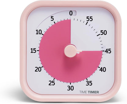 Time Timer MOD 60-Minute Visual Timer, Home Edition, Silent Operation, Study Tool for Homeschool and Office Use (Pale Shale)