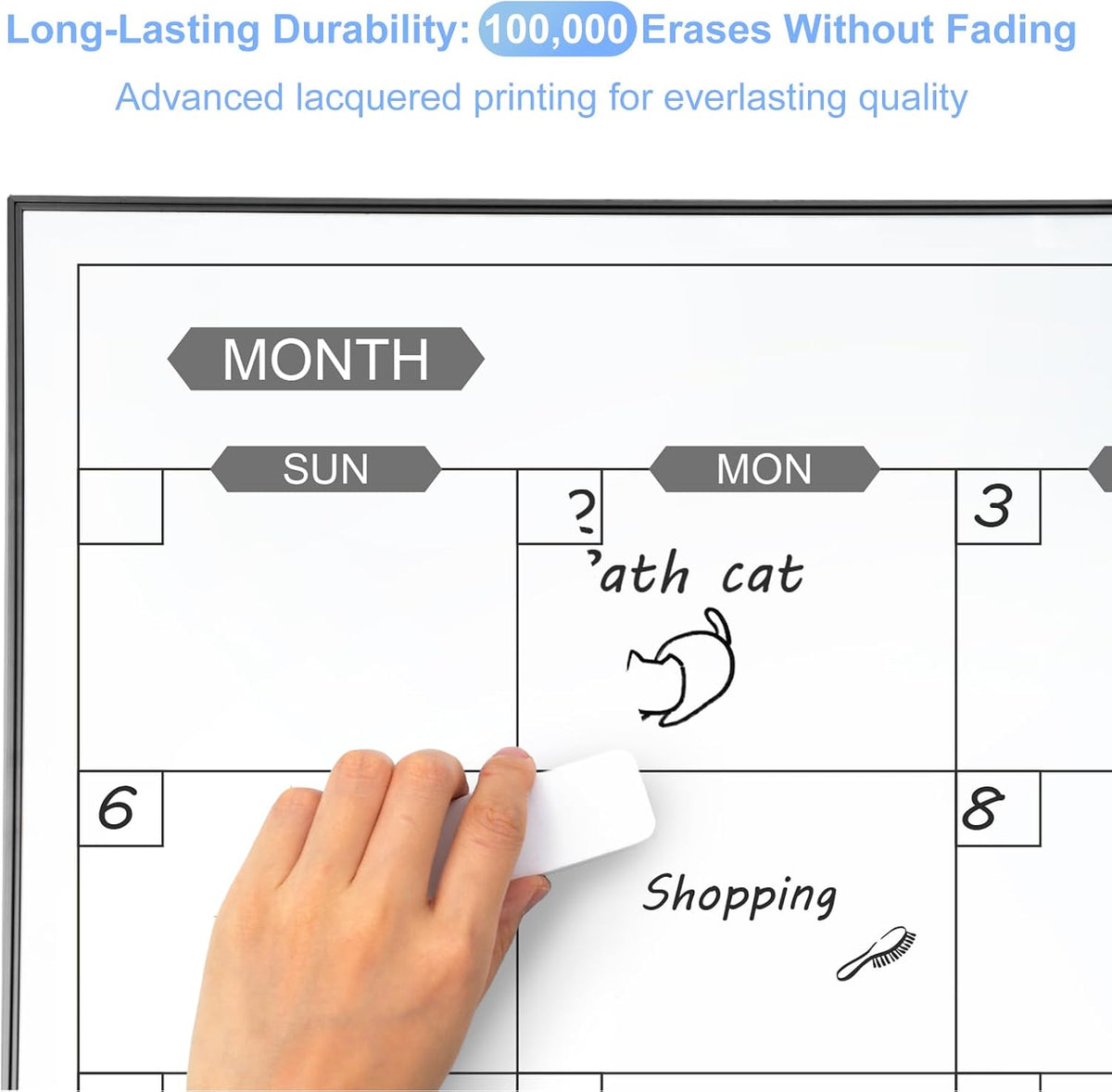 ARCOBIS Monthly Calendar Whiteboard