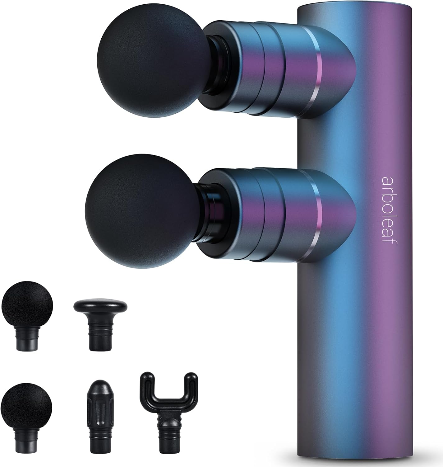 arboleaf Massage Gun Deep Tissue, Balance of Power & Portability Full-Metal Percussion Massager with Silent Brushless Motor - Ultra-Quiet Pocket-Sized for Athletes Back Pain Relief Home Office Travel