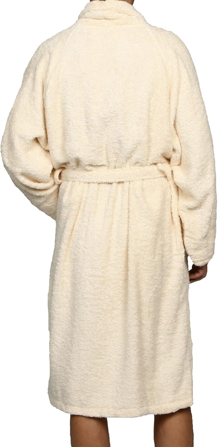 Cotton Unisex Terry Robe, Soft And Absorbent Robes For Men And Women, Bathroom Accessories