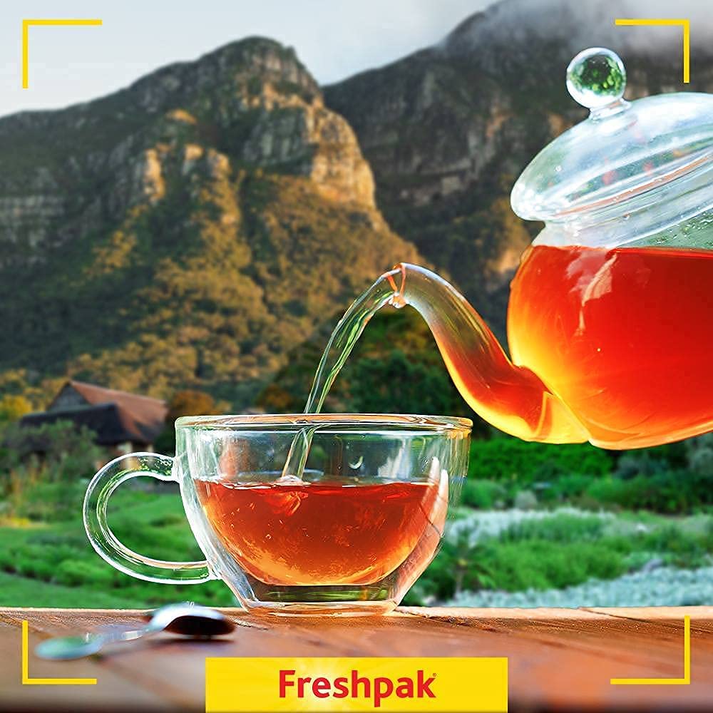 Freshpak Pure Rooibos Tea 80 Tagless Bags, Pure Premium Rooibos and No Rooibos Infusion, New Packaging (2 X Pack)