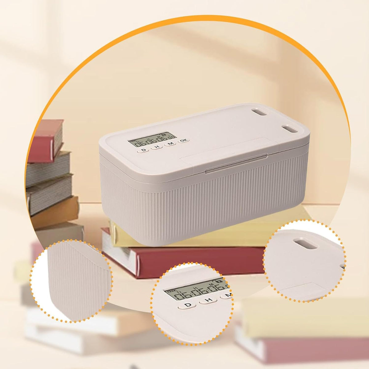 Phone Lock Box with Timer for Bedroom