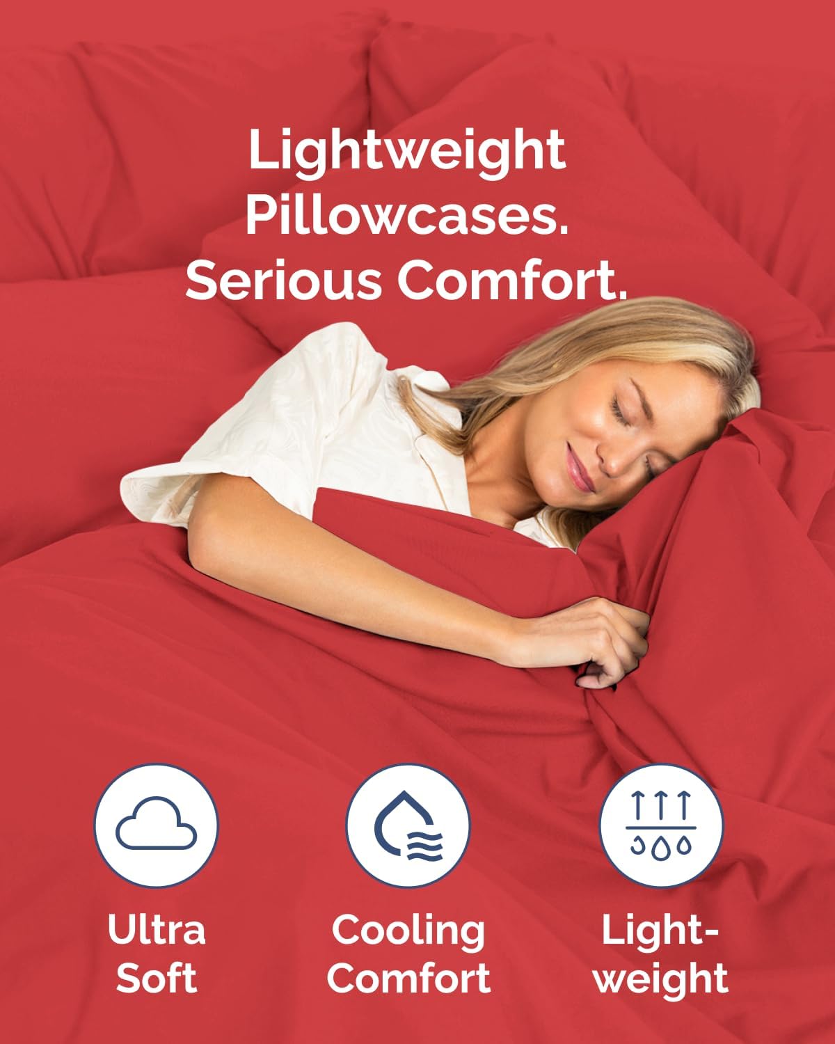 Standard Pillow Cases Set of 10 - Ultra Soft Hotel Quality Pillowcase Covers - Comfy, Cozy & Wrinkle Free - Shrink, Stain and Fade Resistant - Machine Washable Pillow Protectors - 10 Pcs Set - White - Colors B
