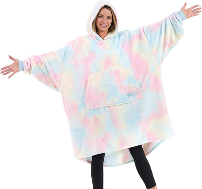 THE COMFY Dream | From Shark Tank | Patented | No Sherpa | Light Wearable Blanket Hoodie | Gift for Women & Men | One Size