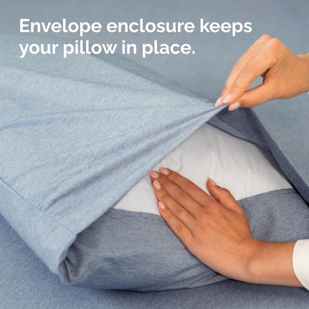 Standard Pillow Cases Set of 10 - Ultra Soft Hotel Quality Pillowcase Covers - Comfy, Cozy & Wrinkle Free - Shrink, Stain and Fade Resistant - Machine Washable Pillow Protectors - 10 Pcs Set - White - Colors B