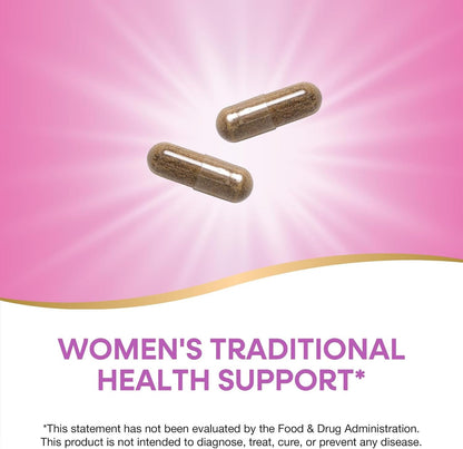 Nature's Way Raspberry Leaf - Traditional Women’s Wellness Supplement for Plant-Based Support* - Traditional Herbal Supplement - Vegan, Gluten-Free & Dairy-Free - 100 Count (50 Servings)