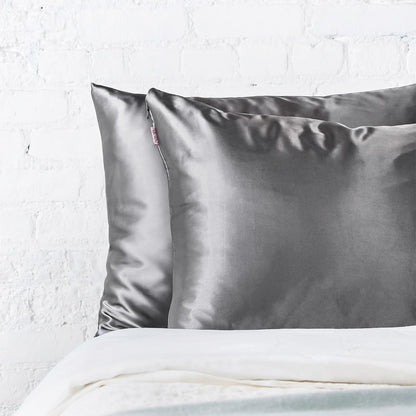 Kitsch Satin Pillowcase with Zipper for Hair & Skin - Softer Than Silk Pillow Cases, Smooth Cooling Satin Pillow Case, Wrinkle-Free, Machine Washable - Pillow Cases Standard Size (19x26) - Blush