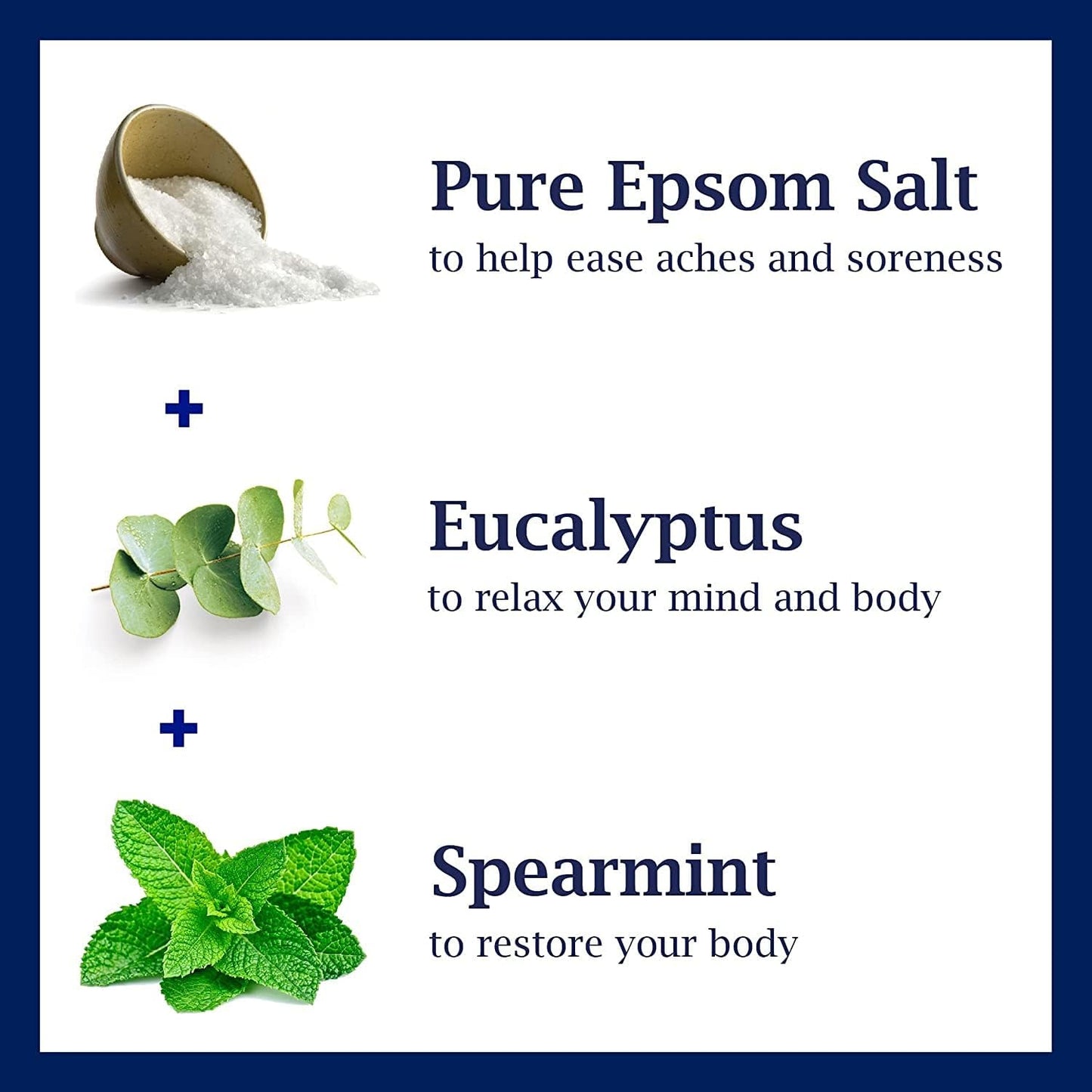 Dr Teal's Epsom Salt Magnesium Soak, Relax & Relief with Eucalyptus & Spearmint Essential Oils, 3 lbs