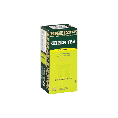 Bigelow Tea Green Tea with Mint, Caffeinated Tea with Green Tea and Peppermint, 20 Count (Pack of 6), 120 Total Tea Bags