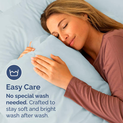 Standard Pillow Cases Set of 10 - Ultra Soft Hotel Quality Pillowcase Covers - Comfy, Cozy & Wrinkle Free - Shrink, Stain and Fade Resistant - Machine Washable Pillow Protectors - 10 Pcs Set - White - Colors B
