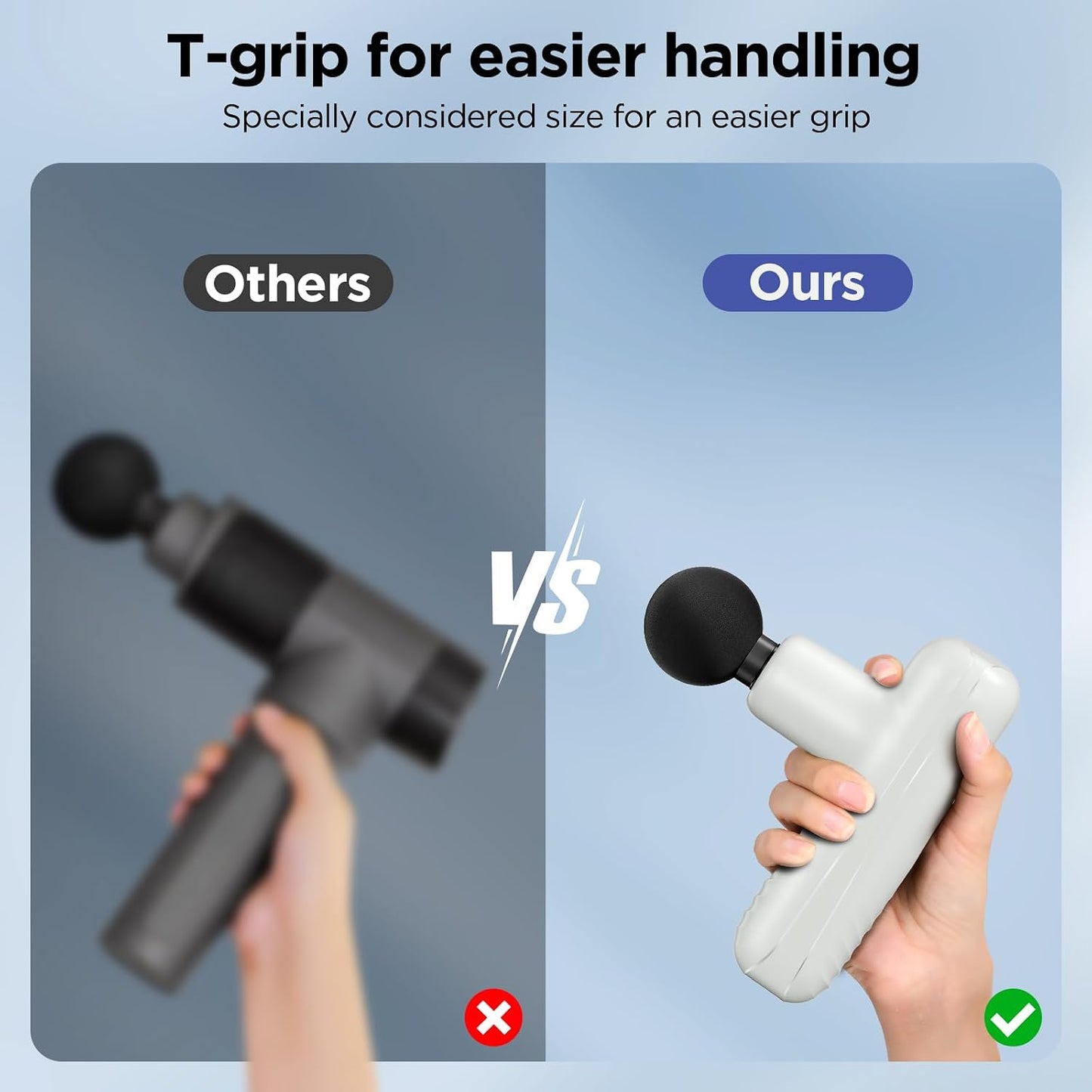 Mini Massage Gun, Powerful Handheld Muscle Massager for Muscle Relaxation, Deep Tissue Percussion Small Massage Gun Travel Massager with 4 Massage Heads Silent Brushless Motor, Black