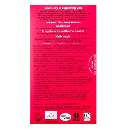 Pukka Organic Elderberry & Echinacea with Elderflower Tea - 20 Tea Bags