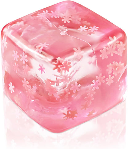 2Pcs Stress Balls for Adults, Stress Cube Fidget Toys, Enhanced Grip Strength Squeeze Toys, Valentines, Easter, Party Favors, Square Shape Stress Cube Stress Relief Toys for Adult