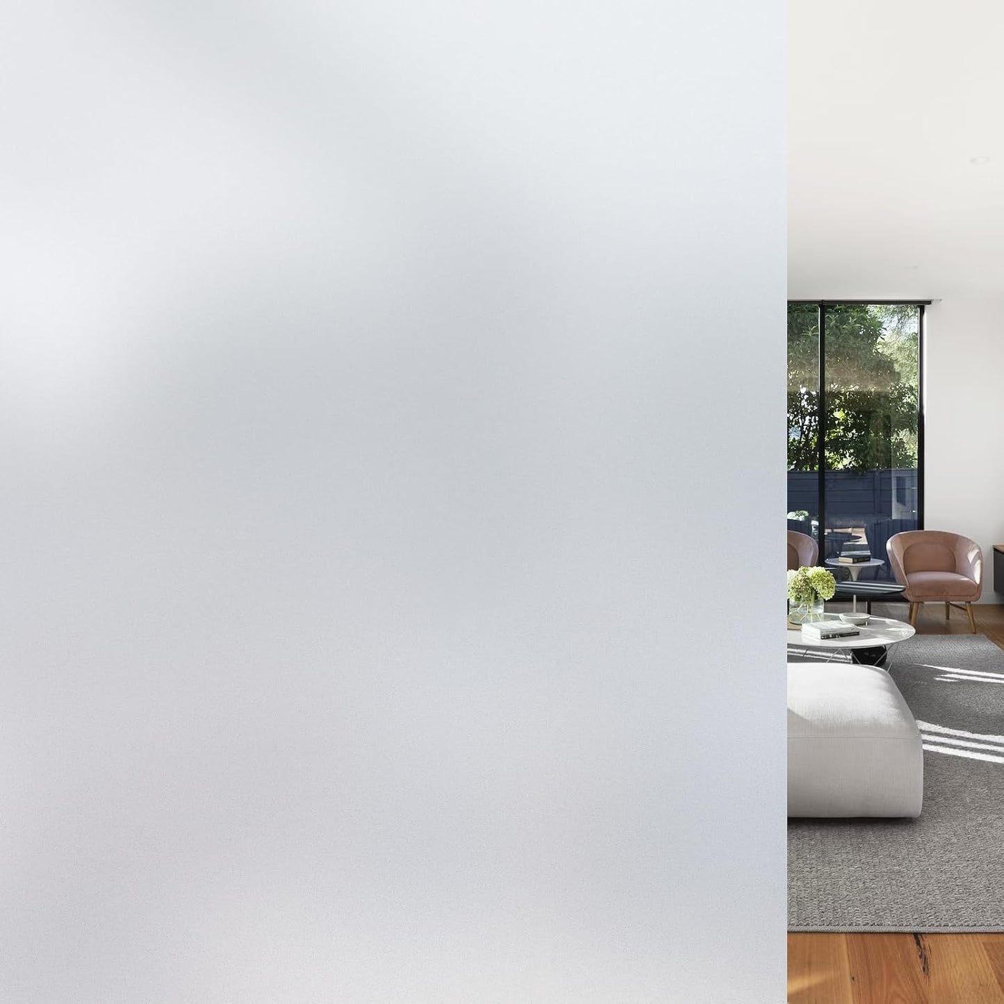 LUTE Blackout Window Film, Window Tint for Home Privacy, 17.5" x 78.7"