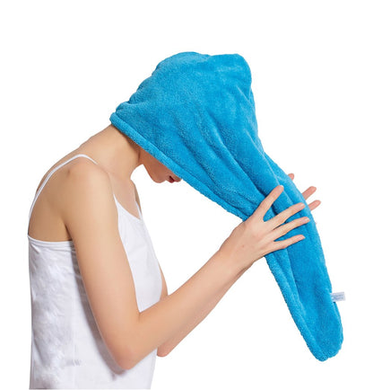 HOPESHINE Hair Towel Twist Microfiber Bamboo Fabric Women's Soft Shower Towels for CurlyHair Turban Wrap Drying Cap Great Gift for Girls 3-Pack