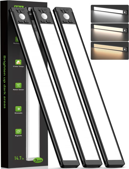 MCGOR 10inch Under Cabinet Lighting, Wireless Motion Sensor Light