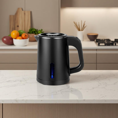 0.8L Small Travel Electric Tea Coffee Kettle | 600W Rapid Boil,Double Wall,Auto Shut-Off,Boil Dry Protection,Hot Water Boiler