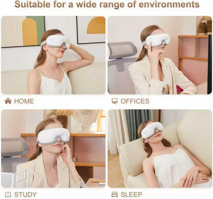 LAOBEN Eye Massager with Heat for Migraine Relief, Dry Eye and Better Sleep