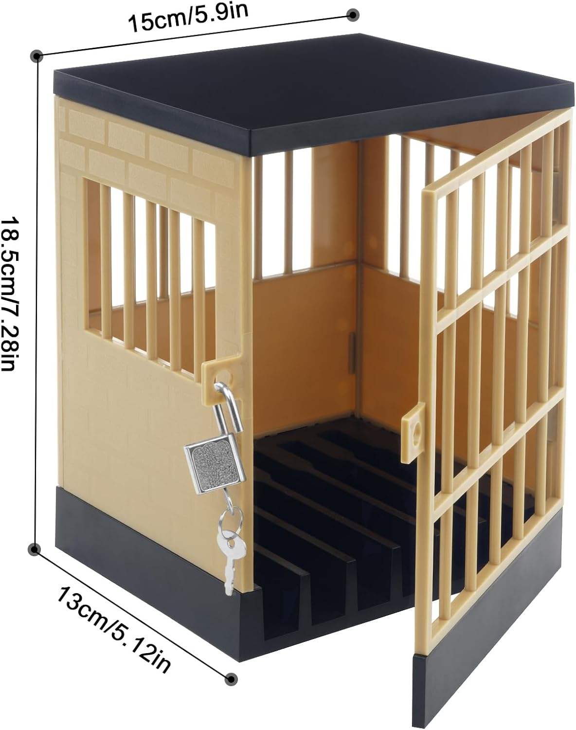 Gemaxvoled Cell Phone Jail Lock Box, Mobile Phones Prison Lockable Cage for Classroom Family Time Party