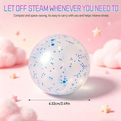 Snowball Stress Relief Squishy Toys Slow Rising Stress Ball, Stress Round Ball to Increase Hand Flexibility, Birthday Gifts for Adults
