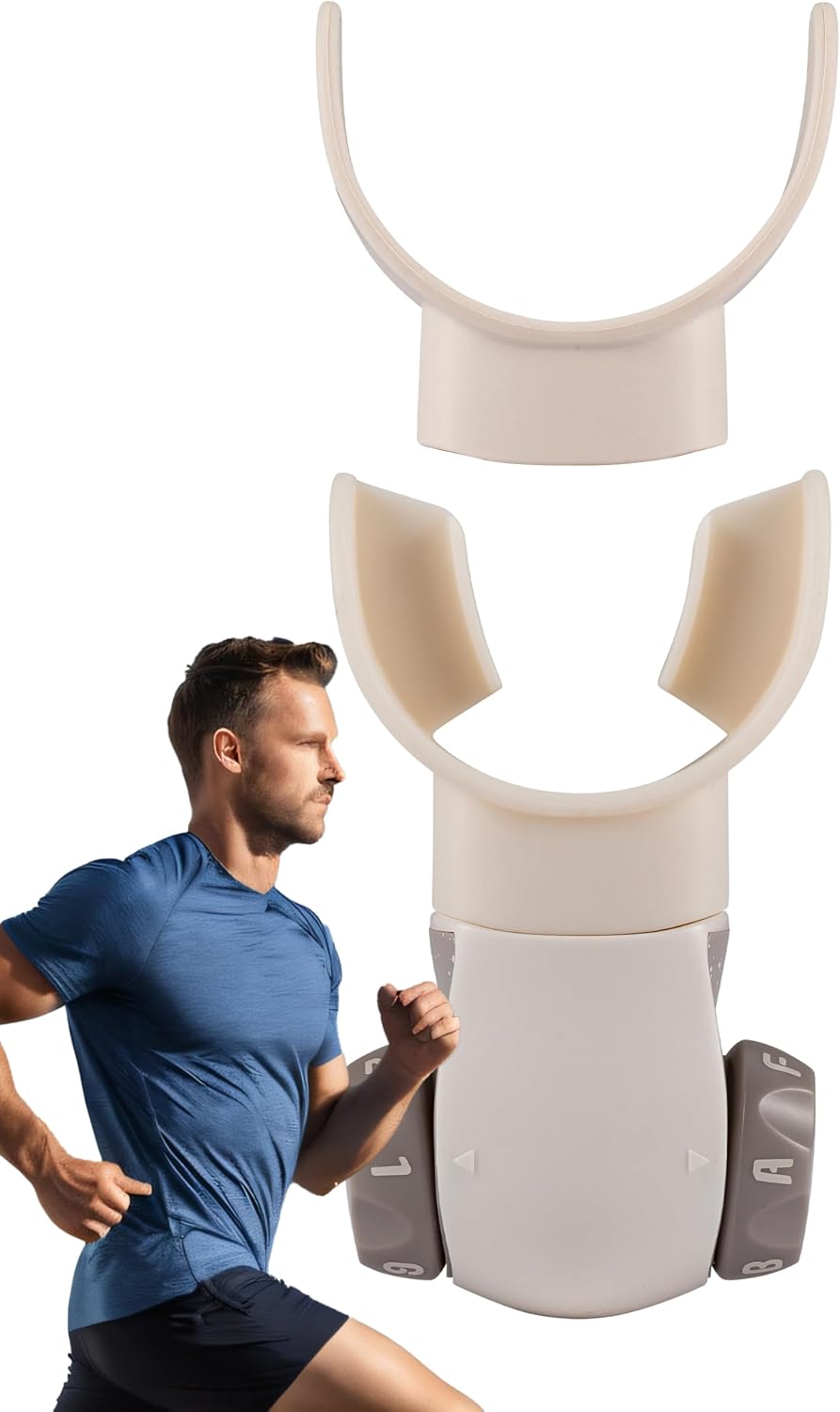 Breathing Exercise Device,Breathers Trainers Exerciser with Adjustable Inspiratory/Expiratory Vibration Fitness for Wellness