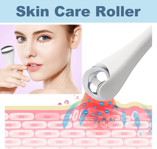 Ice Roller for Face and Eyes - 2PCS Facial Relief Eye Puffiness Massager