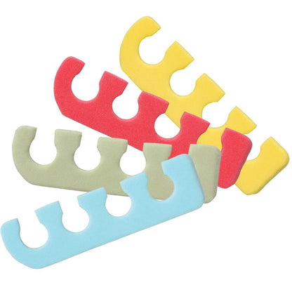 ForPro Professional Collection Comfy Toe Separators, White, Pedicure, 1" W x 3.5" L, 100-Pairs