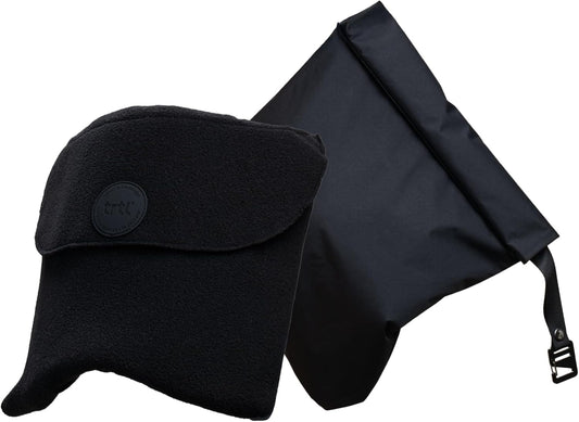 Trtl Travel Pillow Original 2.0 – Scientifically Proven Super Soft Travel Pillow with Premium Head & Neck Support – for Airplane Travel – Machine Washable – Lightweight & Compact – Sand Beige